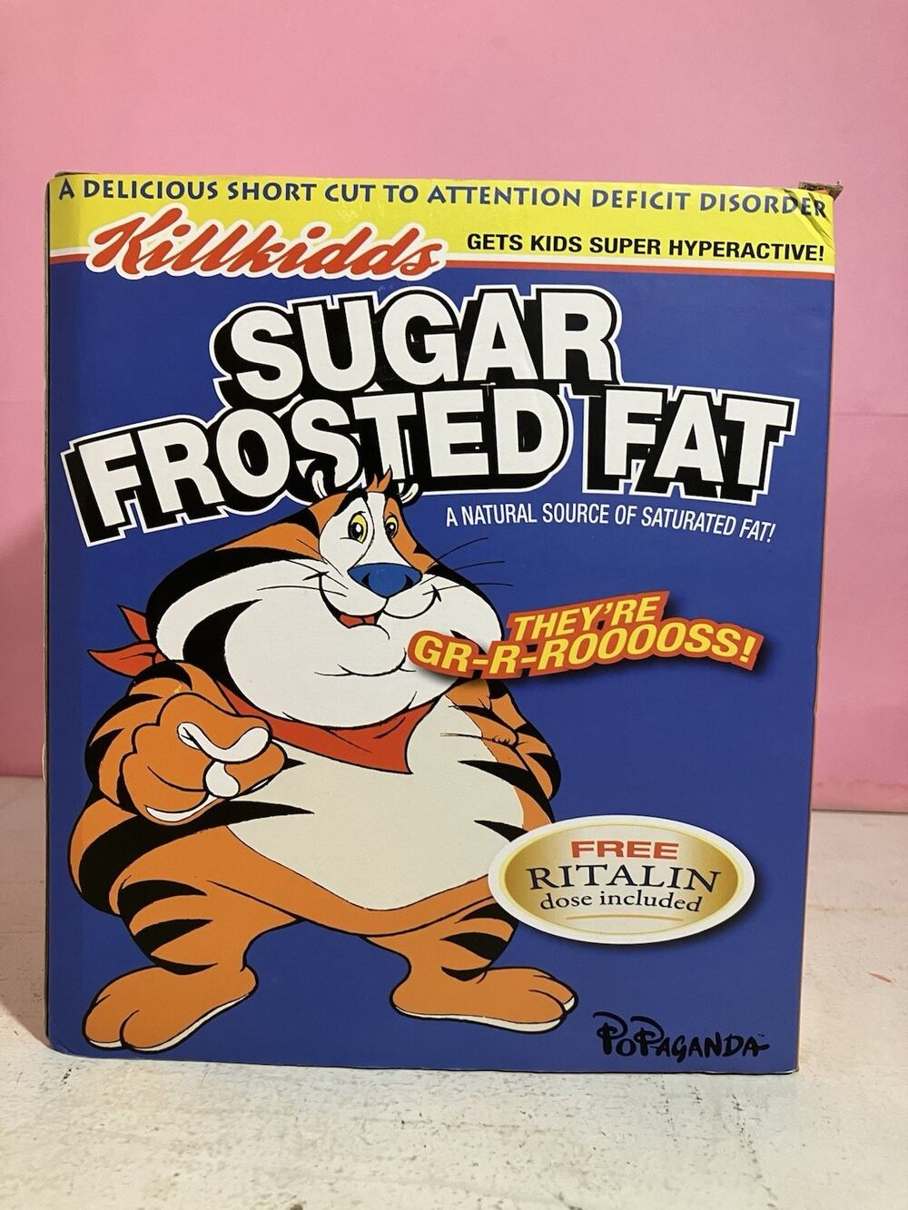 FAT TONY Cereal Killers Series 9" Vinyl Figure - Ron English 2011 NEW OPEN BOX